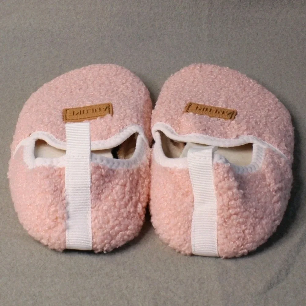 Toddler‎ Girls Anluke Foldable Slippers For Easy Travel Pink Fits Size US 12/13